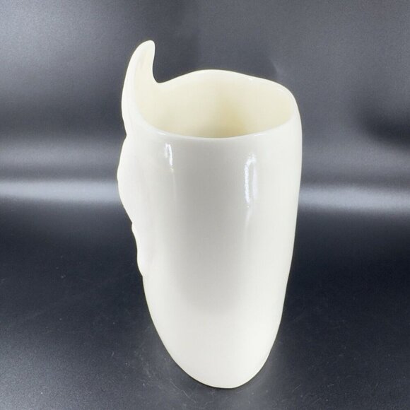 Sara Lund Face Vase Mother and Child Hand Made Stoneware Pottery Artist Signed - Picture 8 of 13